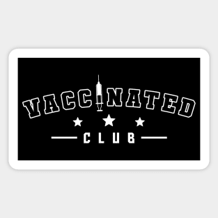 VACCINATED CLUB FUNNY Sticker